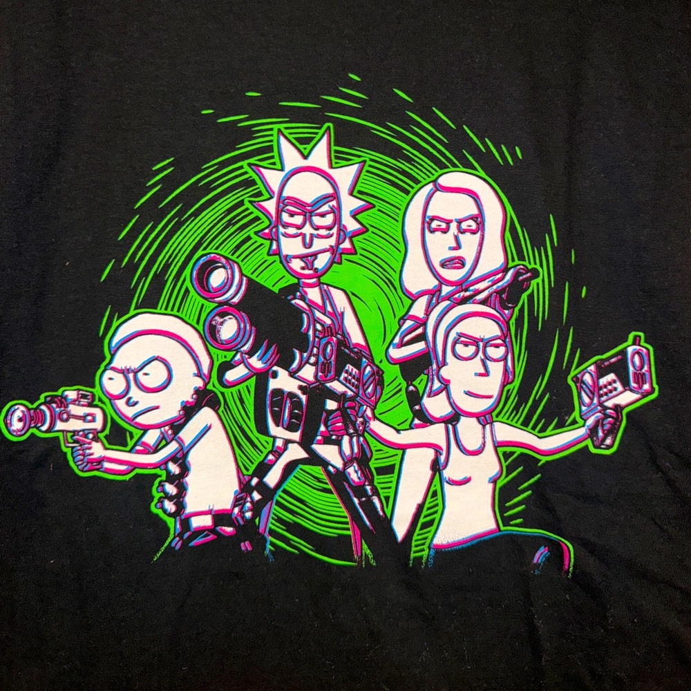 ⚫️ NWOT! Rick and Morty Tshirt